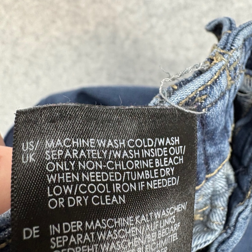 Liverpool Los Angeles The Crop Jeans Womens 0/25 Blue Raw‎ Hem Stretch Denim - Picture 11 of 13